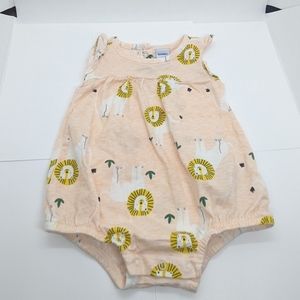Old navy 0-3 months lion one piece